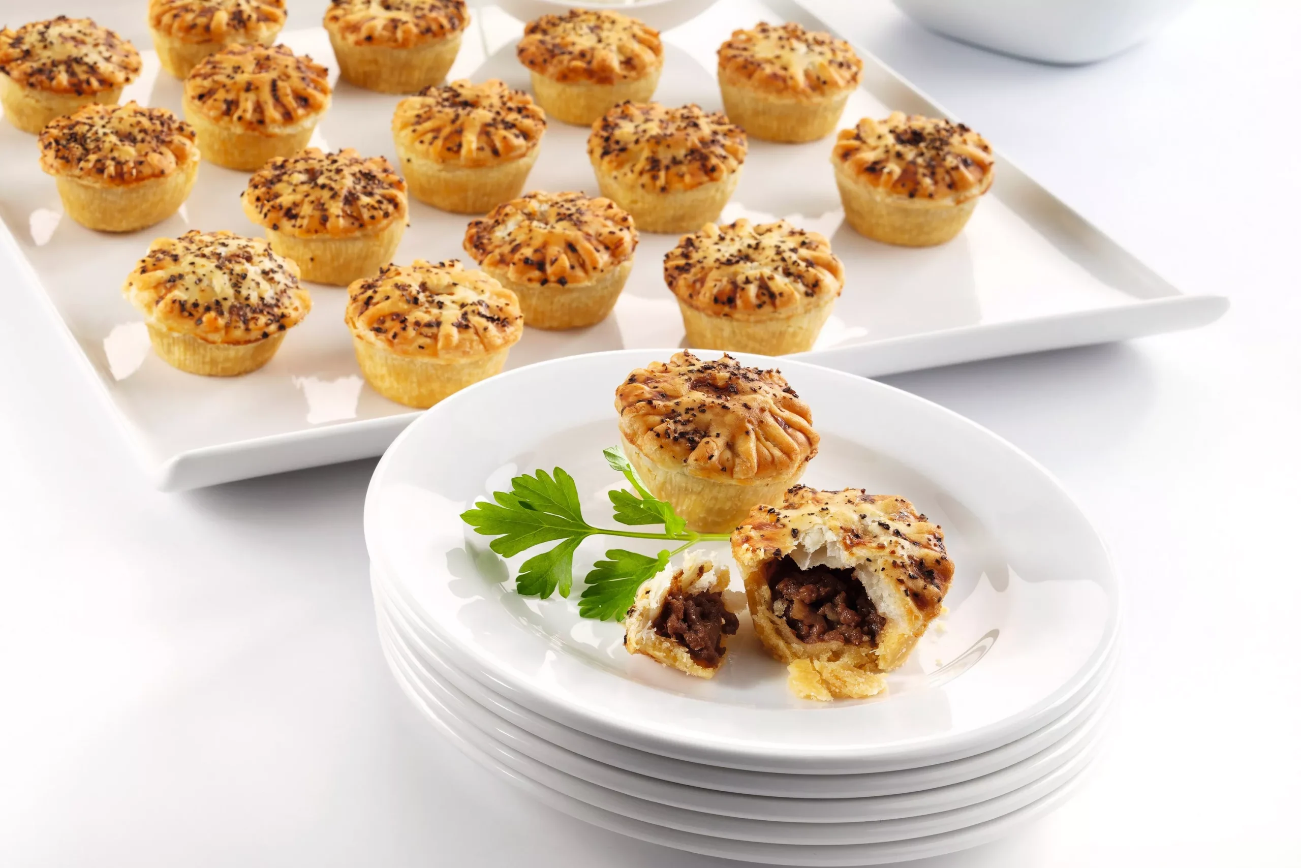 BritishPepperedSteakPies British Peppered Steak Pies